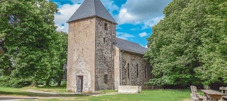 Aufnahme von mittelalter Kirche