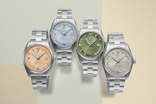 Vier Variationen der Contemporary Date von Orient Star 