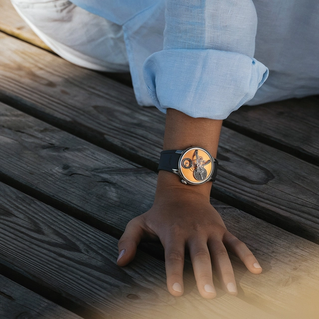 MB&F LM101 Evo Salmon