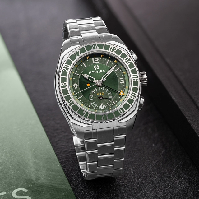 Formex_Stratos-UTC41-Green.jpg Formex Stratos UTC 41 mm mit grünem Zifferblatt