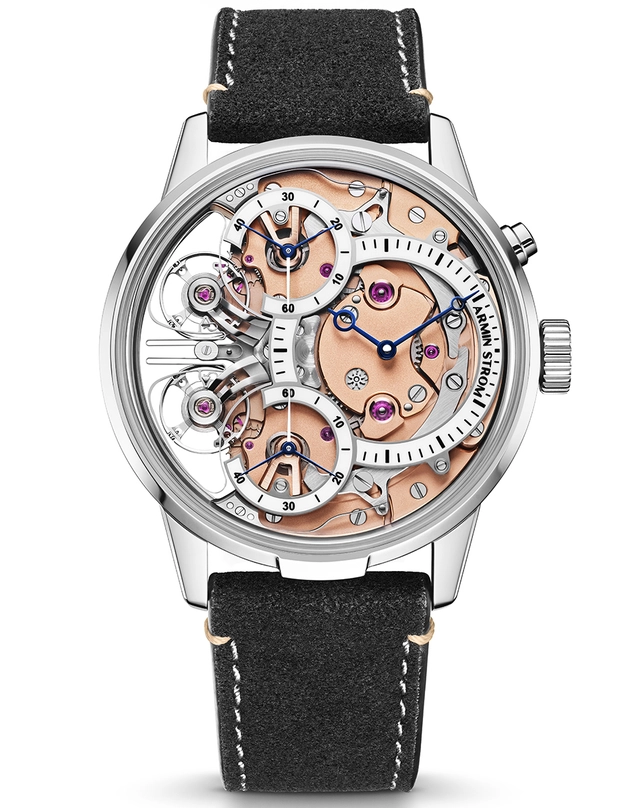 Armin Strom – Mirrored Force Resonance Zeitgeist 1665, Luxusuhr mit Handaufzugskaliber