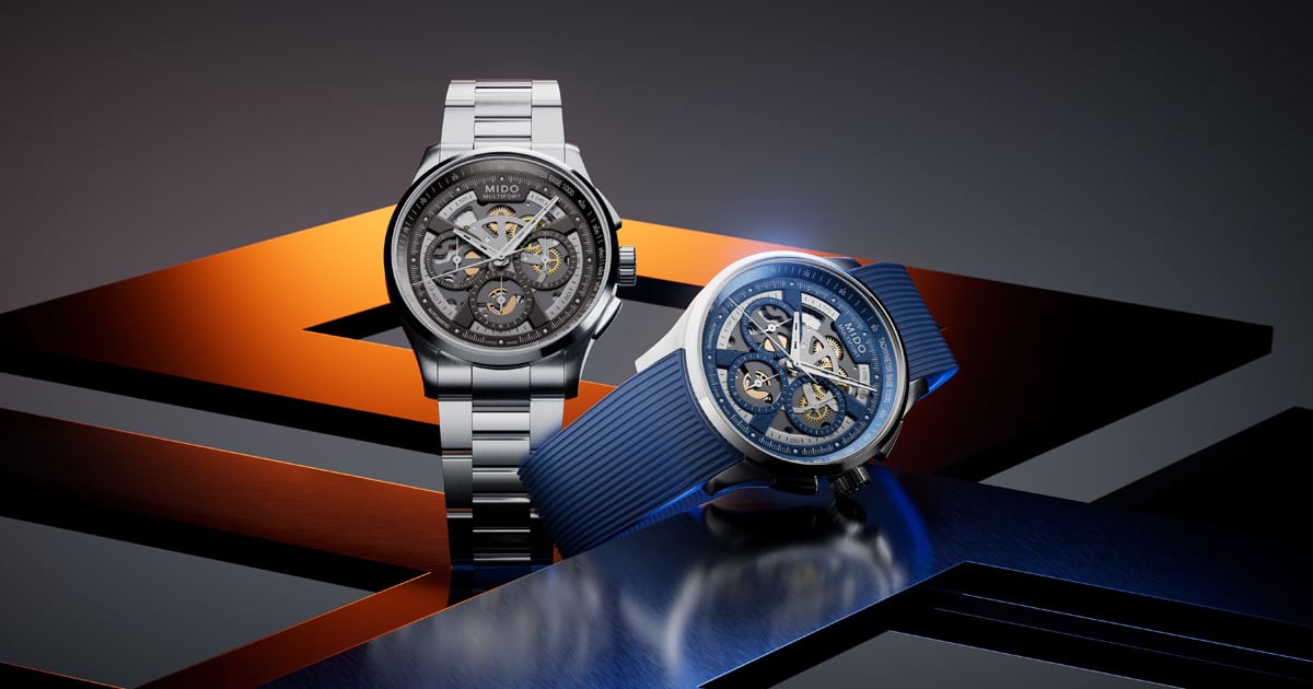 Durchblick aufs Uhrwerk: Mido Multifort Skeleton Chronograph | WatchTime