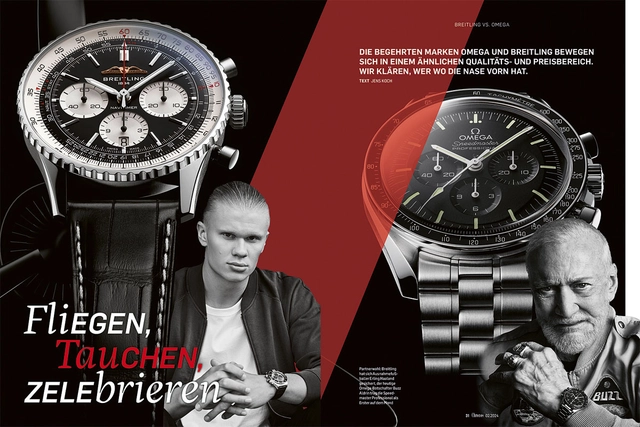 Chronos-02-2024-S030_031Omega-Breitling.jpg Chronos 02.2024: Omega gegen Breitling