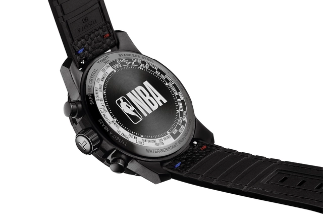 Gehäuseboden der Tissot NBA Special Edition