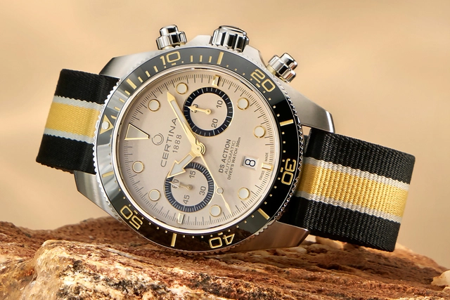WatchTime-Certina-DSActionDiverChrono-Gold-Front.jpg Certina – DS Action Diver Chrono