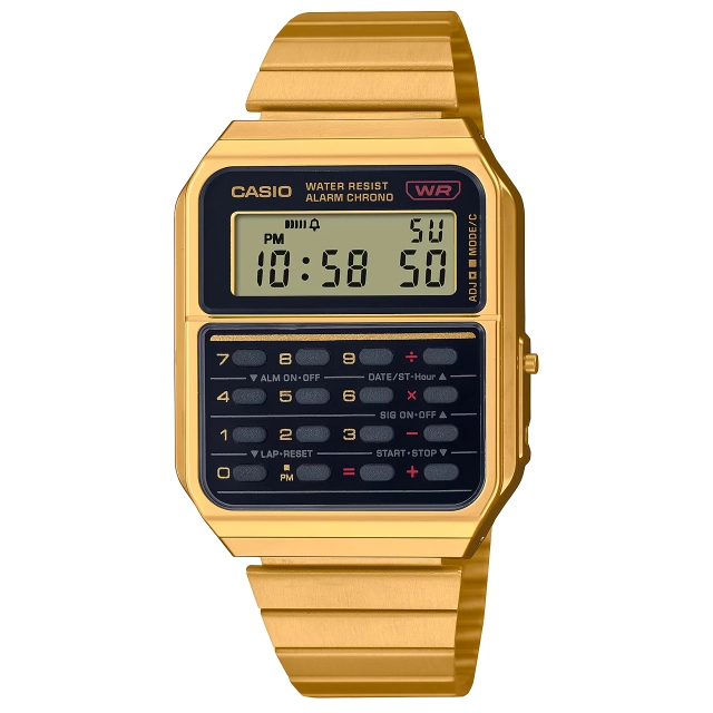 Casio Taschenrechneruhr CA-500WEG-1A