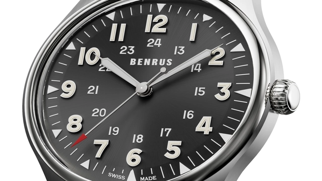 Detail, Zifferblatt, Benrus #3061 BU