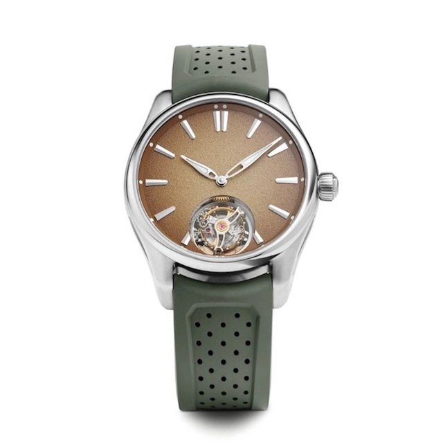 03_Bucherer Exclusives H. Moser & Cie. PIONEER TOURBILLON.jpg Die Pioneer Tourbillon Amber Sand von H. Moser & Cie. und Bucherer
