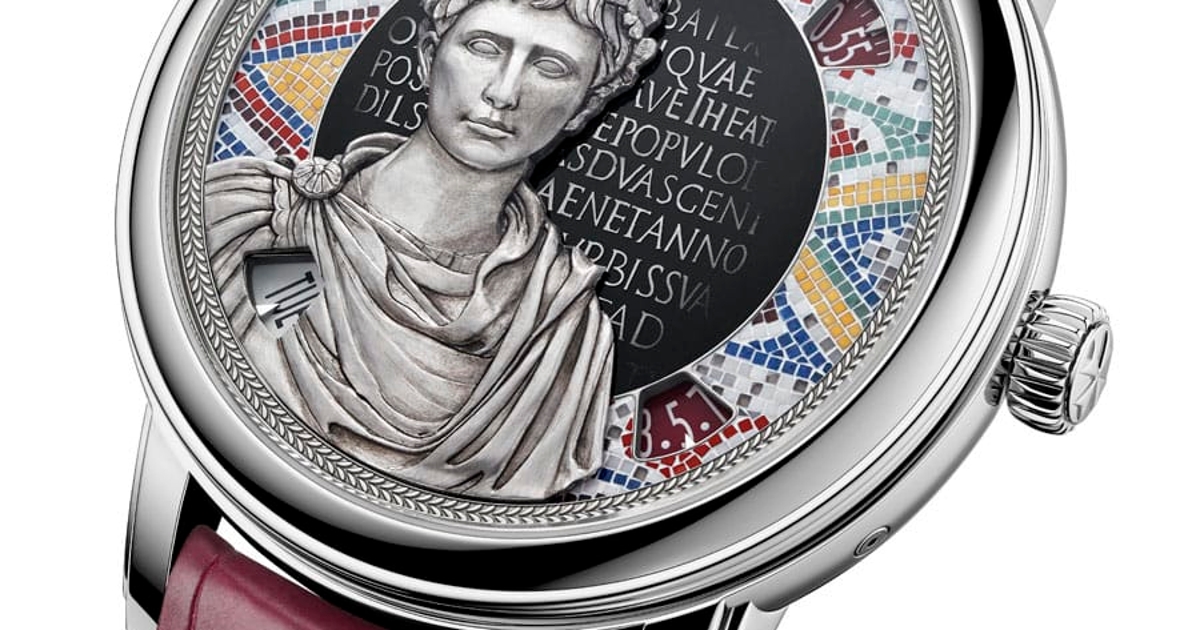 Vacheron Constantin: Métiers d'art - Hommage an große Zivilisationen Büste des Augustus