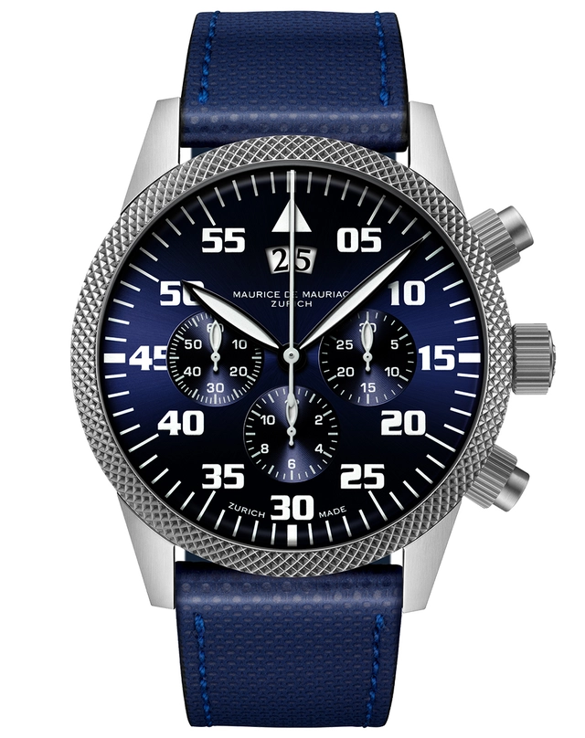 Maurice de Mauriac – Chrono Modern Big Date Deep Blue