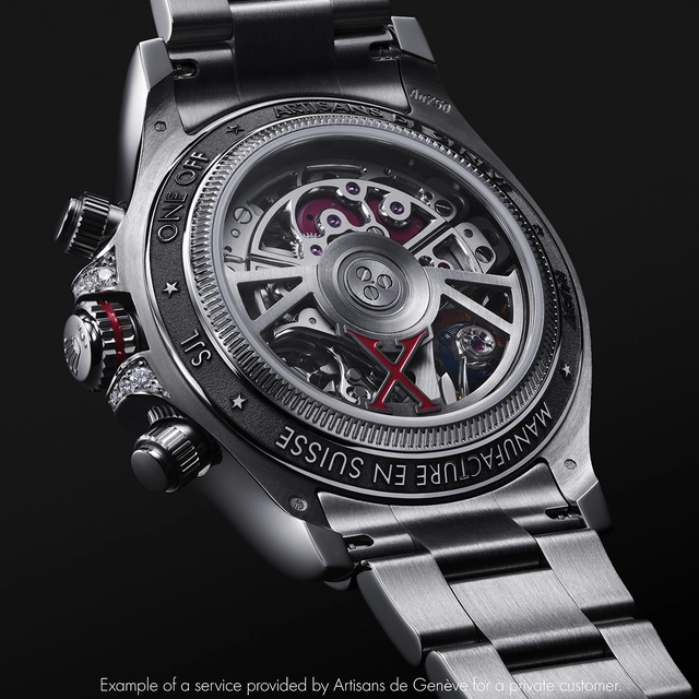 Artisans de Genève Einblick in das Kaliber 4130 