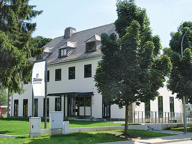 Das Tutima-Manufakturgebäude in Glashütte