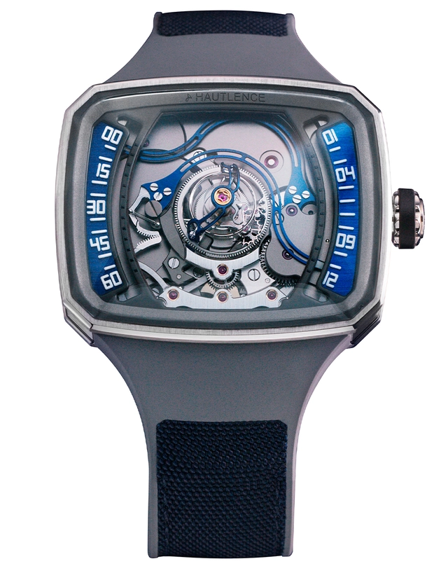 Hautlence – Helix Series 1 Hautlence – Helix Series 1, extravagante Uhr aus Titan mit Tourbillon