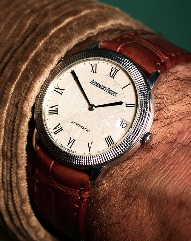 Audemars Piguet – Classic "Clous de Paris" seltene und limitierte Herrenuhr, Ref. 15096ST Audemars Piguet – Classic "Clous de Paris" seltene und limitierte Herrenuhr, Ref. 15096ST