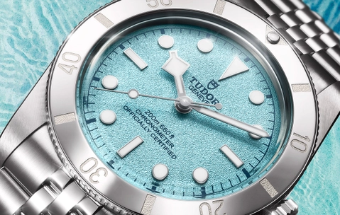 Tudor Black Bay 54 „Lagoon Blue“ Zifferblatt