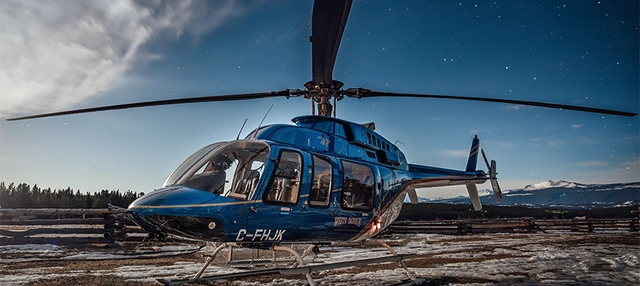 Helikopter in Kanada.