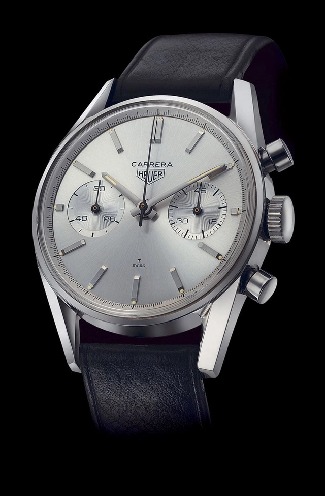 Heuer Carrera mit zwei Hilfszifferblättern (1963)
