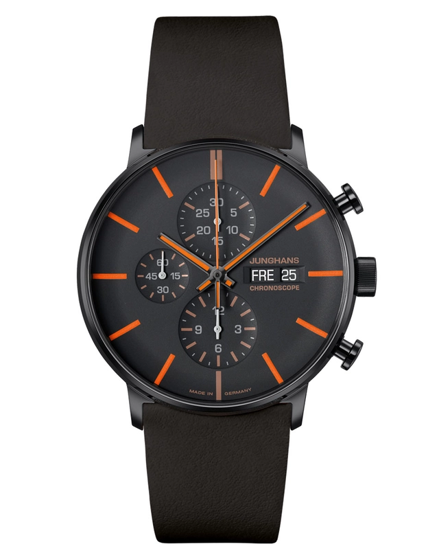 Junghans: Form A Chronoscope Back In Black, Variante Orange
