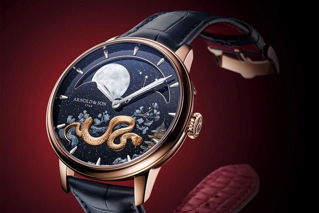 Arnold & Son: Perpetual Moon 41.5 Red Gold Year of the Snake