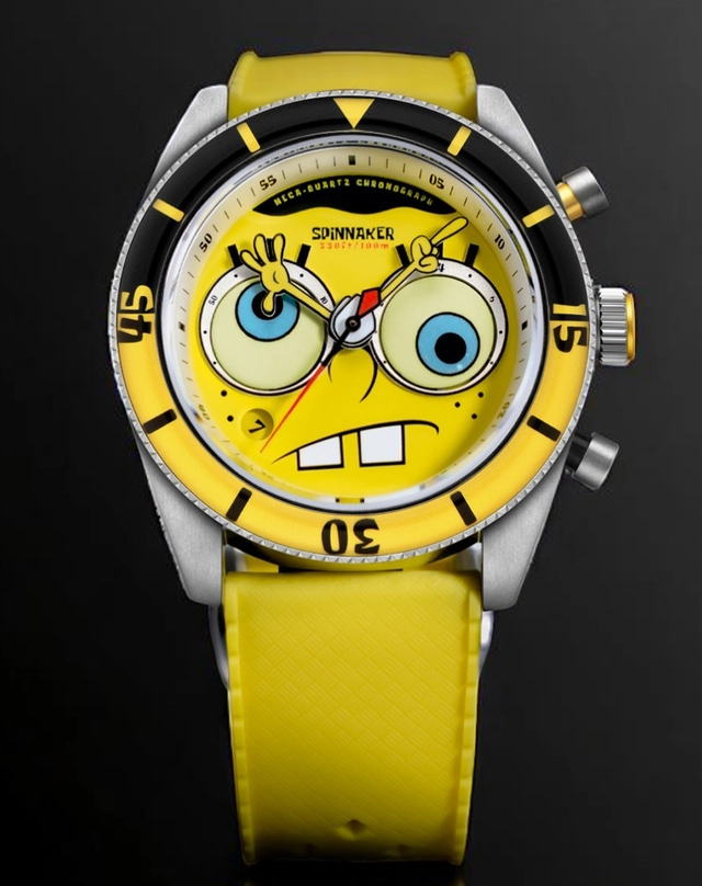 Spinnaker – SP-5154 – Fleuss Chronograph Spongebob Squarepants Eyedial Limited Edition Spinnaker – SP-5154 – Fleuss Chronograph Spongebob Squarepants Eyedial Limited Edition, limitierte Uhr