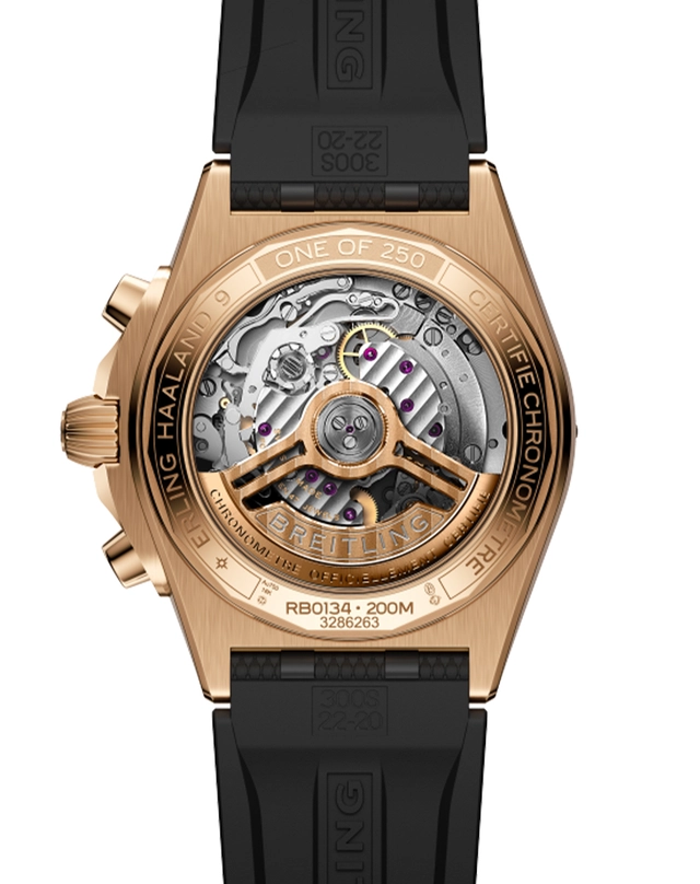 Rückseite der Chronomat B01 42 Erling Haaland Rückseite der Chronomat B01 42 Erling Haaland