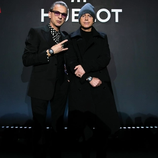 Martin Gore und Dave Gahan von Depeche Mode in Berlin