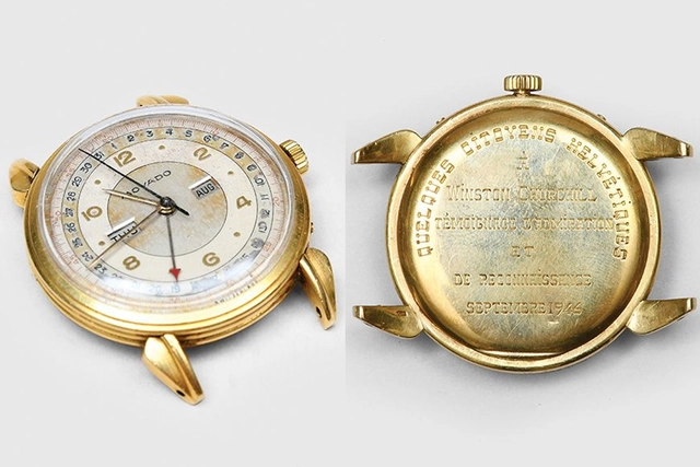 Winston Churchill’s 1946 Movado Calendograf