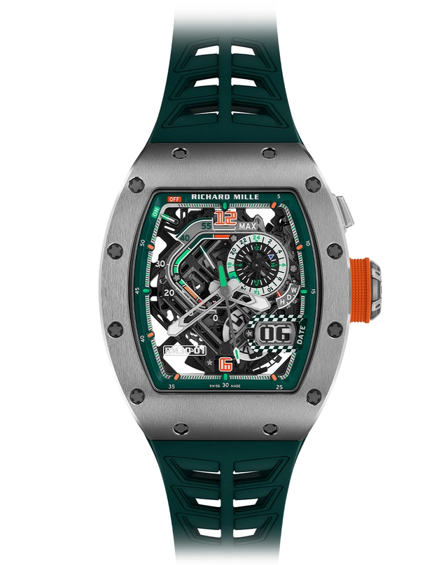 Richard Mille – RM30-01 LMC Richard Mille – RM30-01 LMC, Titanuhr mit 24-Stunden-Anzeige und Kautschukband