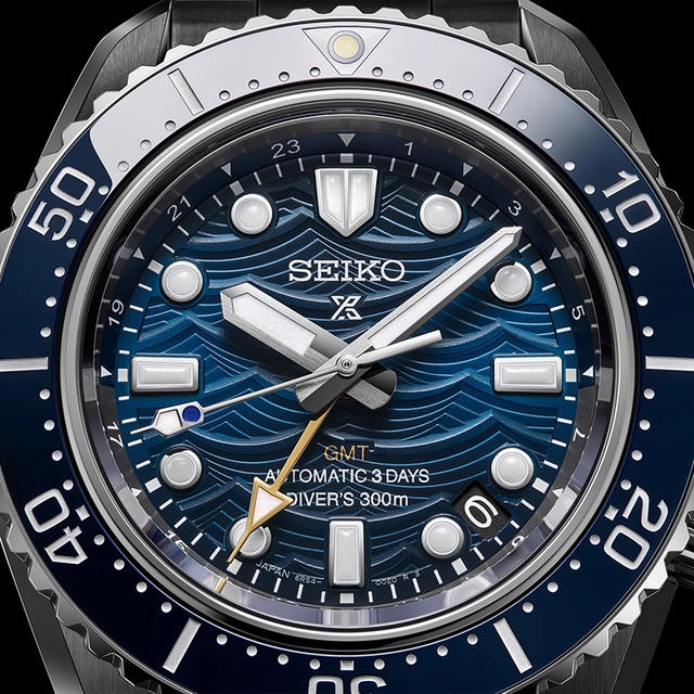 Seiko Prospex Heritage 1968 GMT, SPB509, Zifferblatt-Nahaufnahme