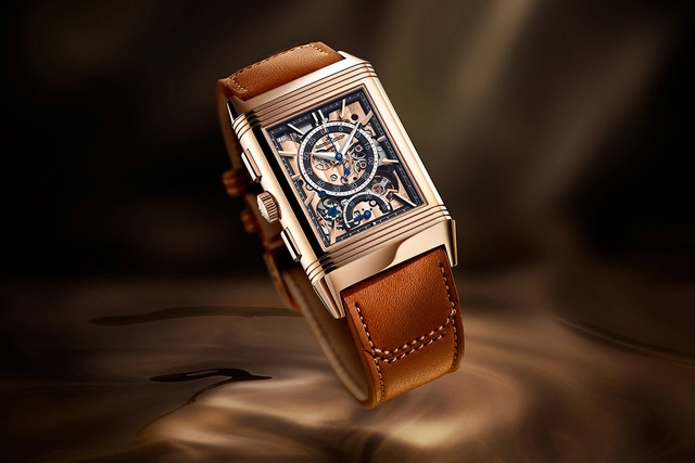  Jaeger-LeCoultre Reverso Tribute Chronograph 18 Karat Rotgold