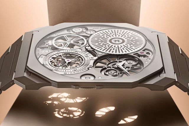 Zifferblatt der Bulgari Octo Finissimo Ultra Tourbillon