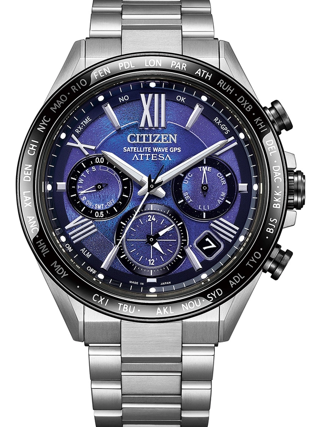Citizen_Unite_with_Blue_Attesa_CC4075-50L_F_Soldat.jpg Citizen Unite with Blue Attesa, Referenz CC4075-50L, Closeup Uhr von vorne
