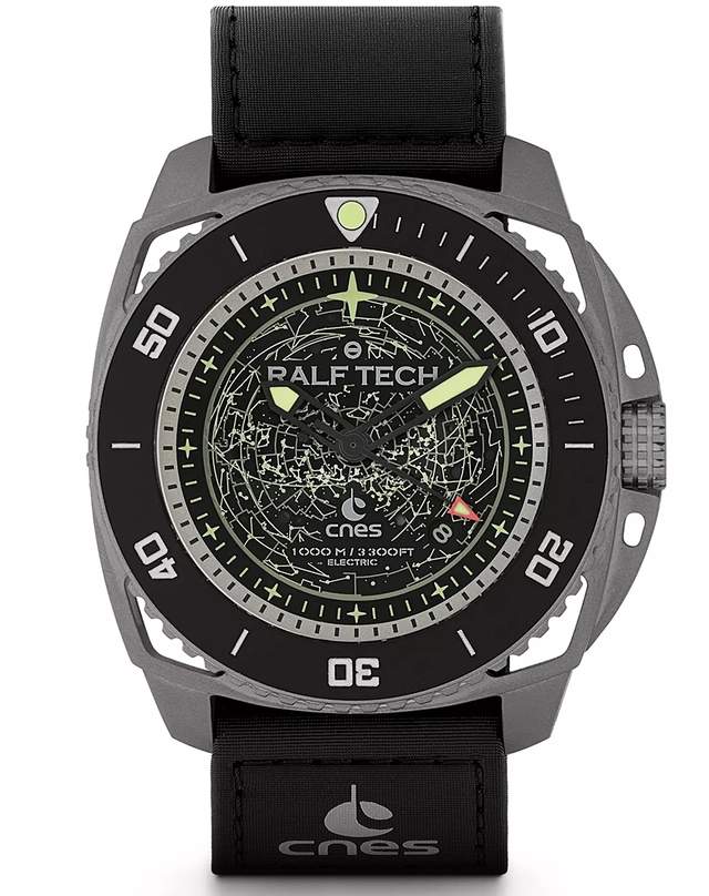 Ralf Tech – WRX Electric Galaxy Millenium X CNES Ralf Tech – WRX Electric Galaxy Millenium X CNES, Taucheruhr aus Titan