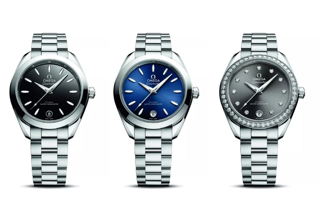Omega Seamaster Aqua Terra 30 mm Zifferblatt der Omega Seamaster Aqua Terra 30 mm