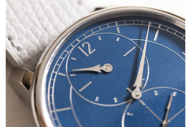 Louis Erard Le Régulateur Gravé Bleu Zifferblatt
