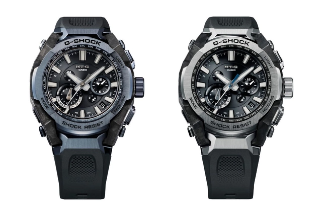 02_Casio-G-Shock- MTG-B4000-1A_front.jpeg die beiden versionen der Casio G-Shock MTG-B4000, Frontalansicht