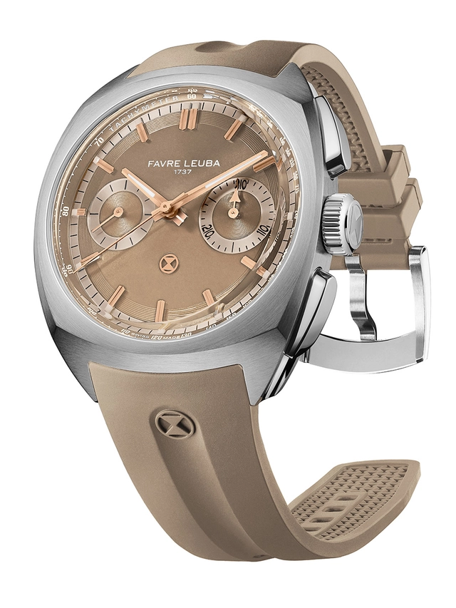 Favre Leuba Chief Chronograph Dune, sandfarbene Uhr