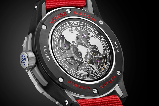 Rückseite der Ulysse Nardin Diver Net Vendée Globe 