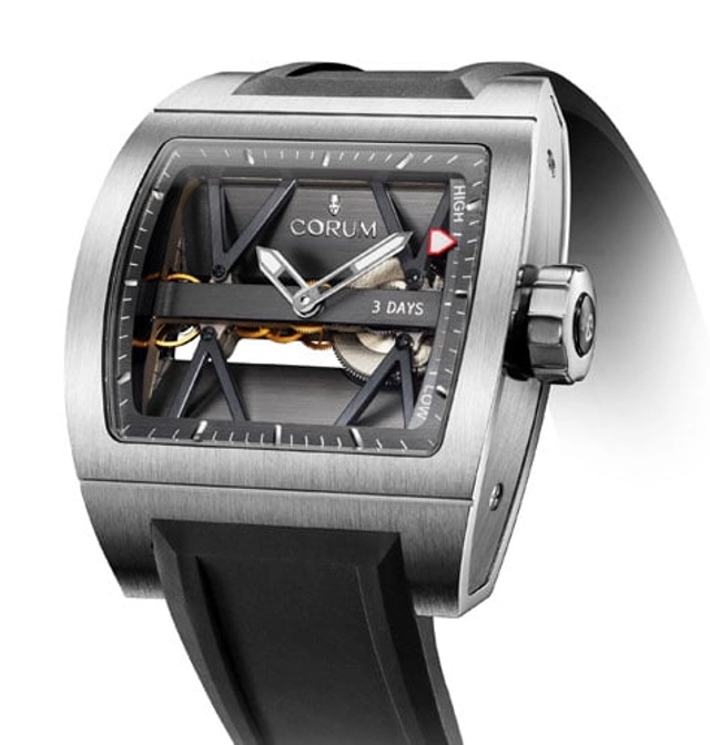 Ti-Bridge Power Reserve Die Ti-Bridge Power Reserve von Corum