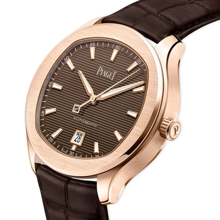 Piaget Polo Date in 42 mm Roségold „Swiss Chocolate“