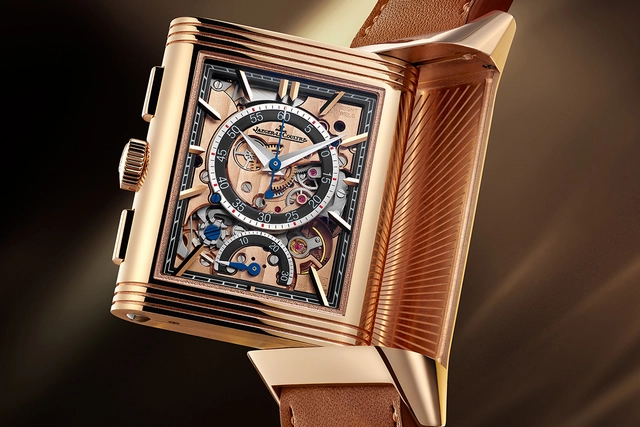  Jaeger-LeCoultre Reverso Tribute Chronograph 18 Karat Rotgold