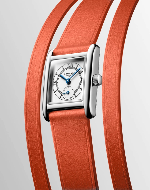 Longines Mini DolceVita orange Halbseite