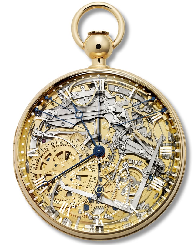 Breguet No. 160, goldene Taschenuhr