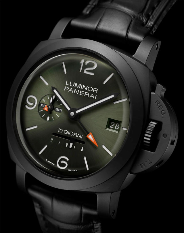 Panerai Luminor Dieci Giorni GMT Ceramica PAM01483 Halbseite