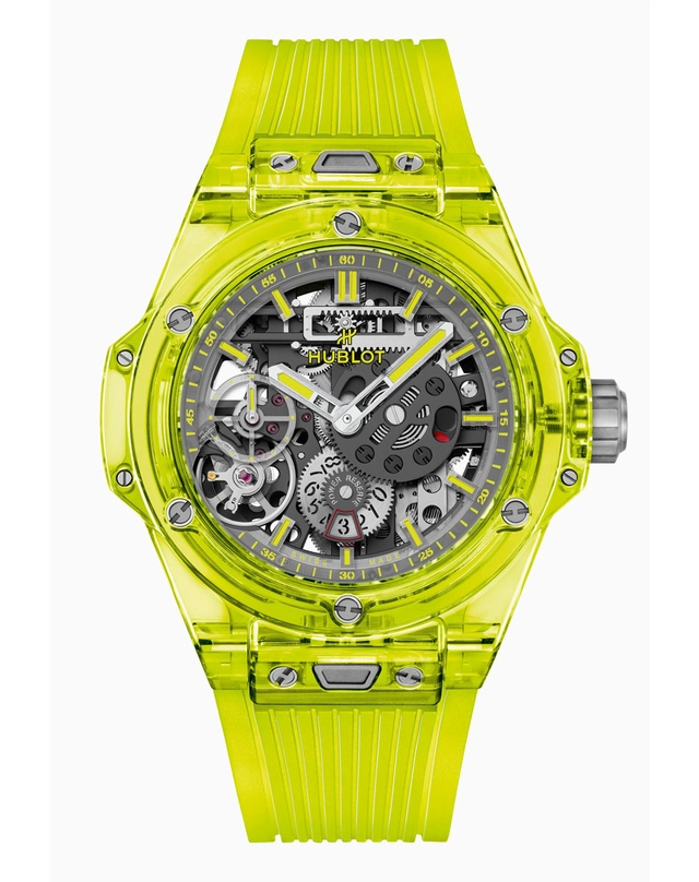 Hublot Master of Sapphire Set: Neon Yellow Saxem