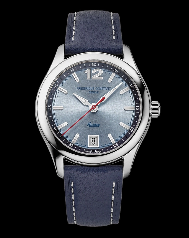 Frederique Constant Classics Vintage Rally Healey Automatic 36 mm Blue Frederique Constant Classics Vintage Rally Healey Automatic 36 mm Blue