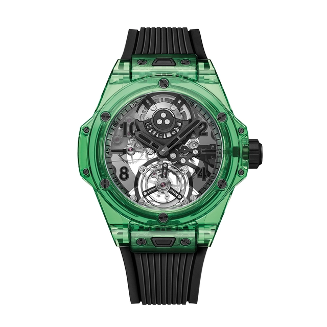  Hublot Big Bang Tourbillon Green Saxem, Referenz 429.JG.0110.RT