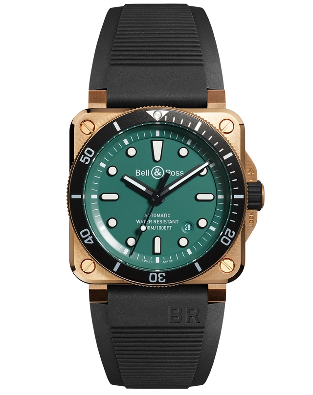 Bell & Ross BR03-92 Diver Black&Green Bronze