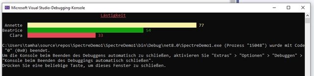 Auch in Kommandozeilenapplikationen notwendig: Typografie (Bild 4)