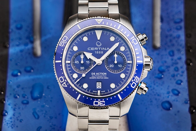 WatchTime-Certina-DSActionDiverChrono-Blau-Front.jpg Certina – DS Action Diver Chrono
